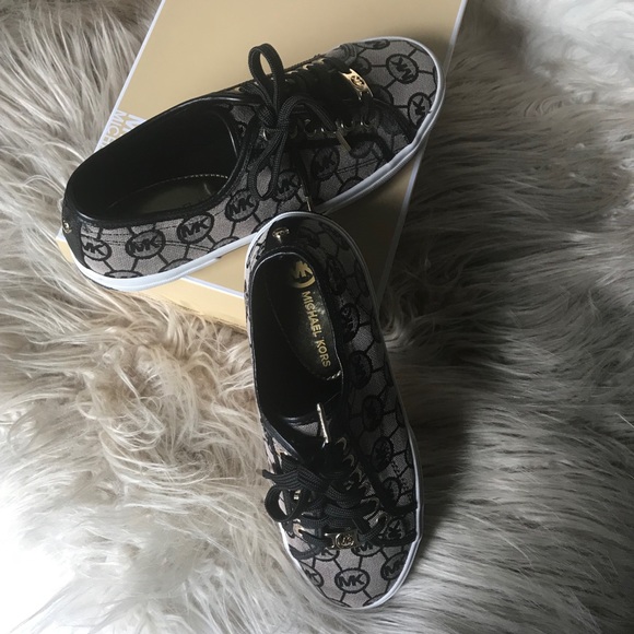 MICHAEL Michael Kors Shoes - Brand New Michael Kors Black logo Tennis shoes